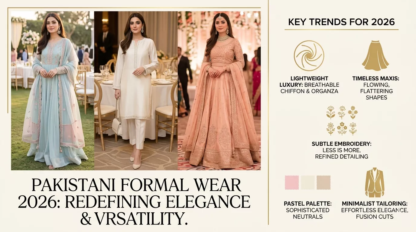 Formal Dresses in Pakistan 2026: Best Styles & Trends Guide