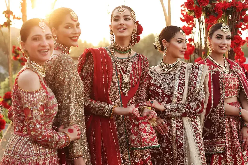 Bride styling outfit with statement jewelry and modern accessories