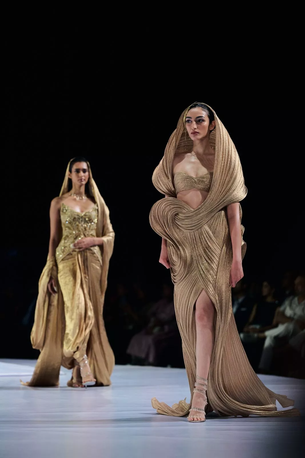 Gaurav Gupta couture inspired saree fashion