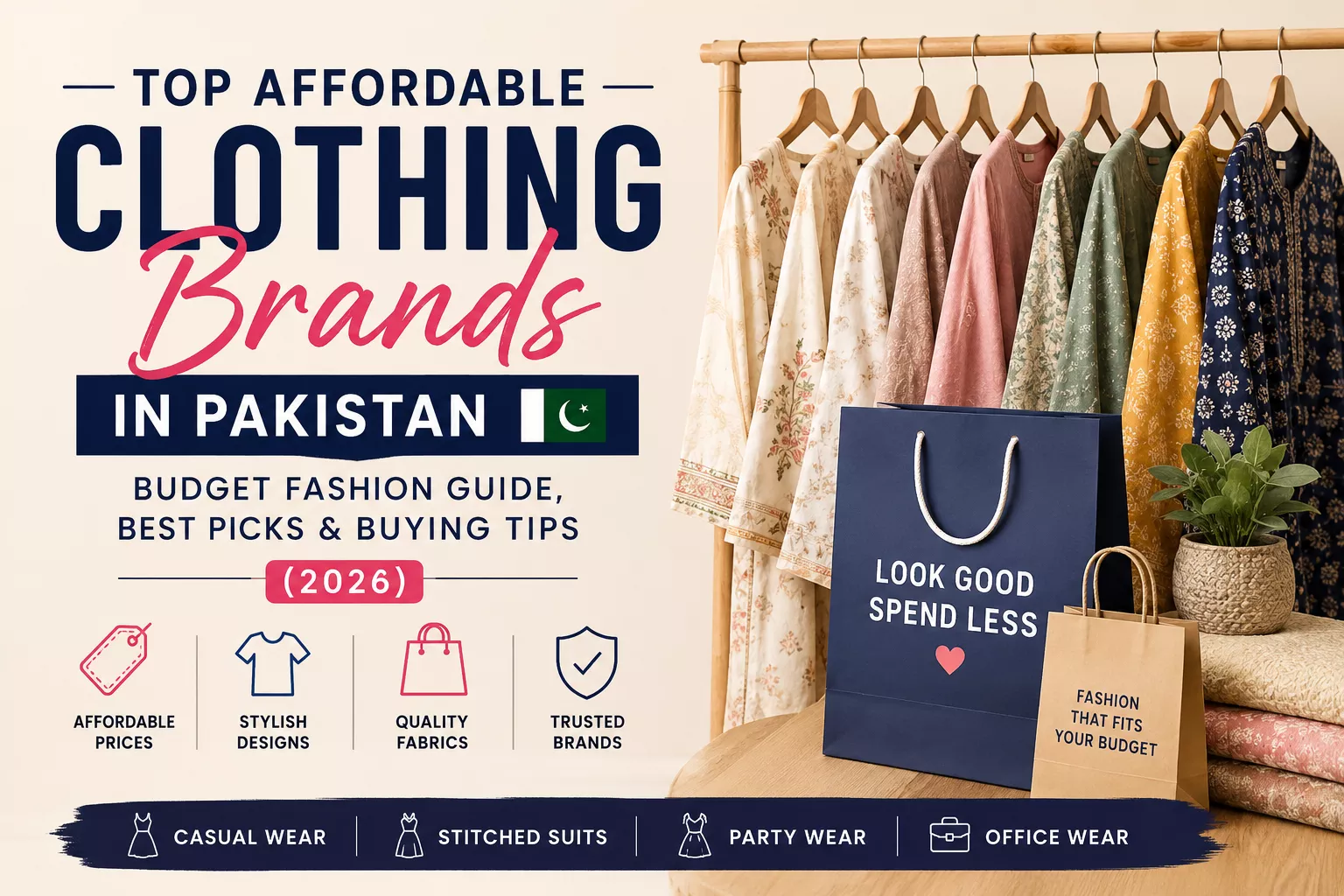 Top Affordable Clothing Brands in Pakistan: Budget Fashion Picks You Can't Miss This Year 2026