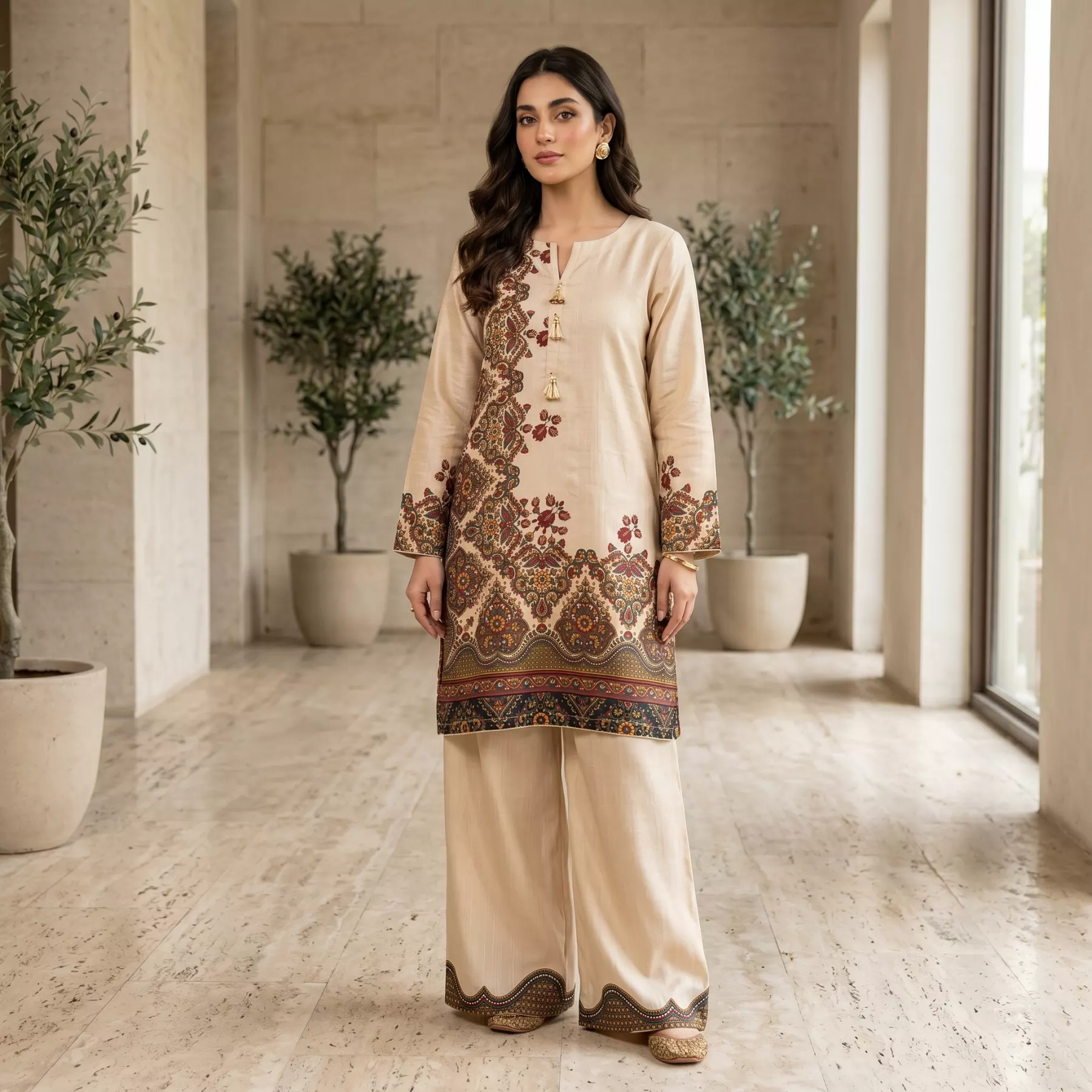 2 piece Lawn Printed Suit
