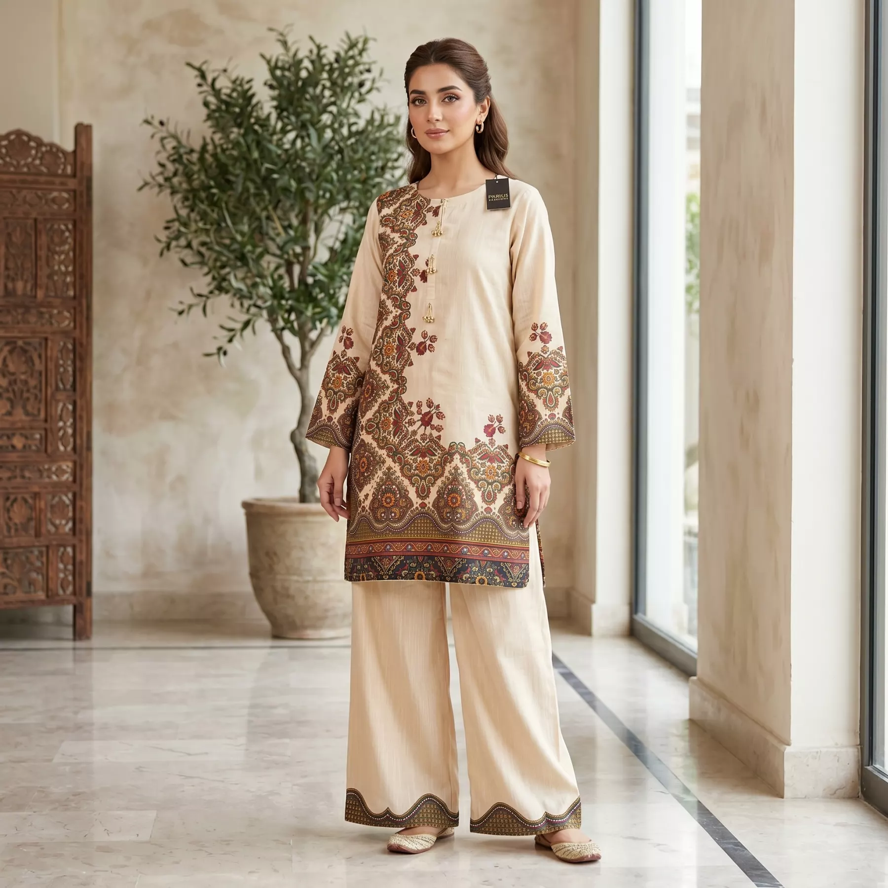 2 piece Lawn Printed Suit