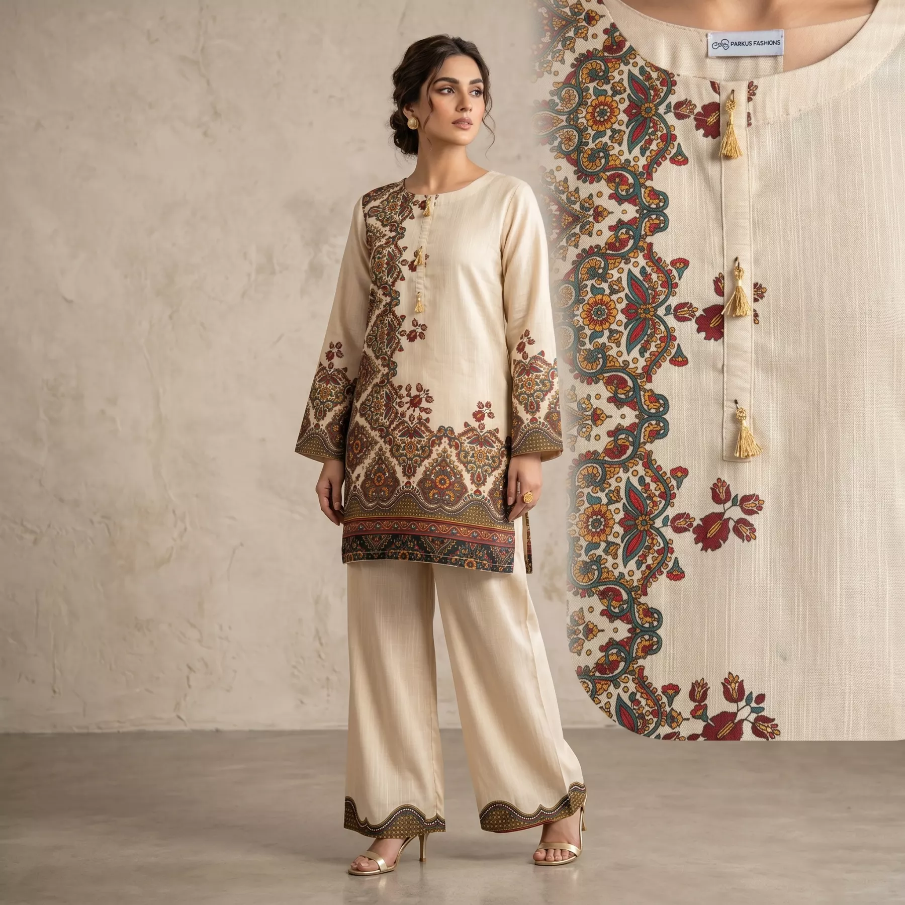 2 piece Lawn Printed Suit