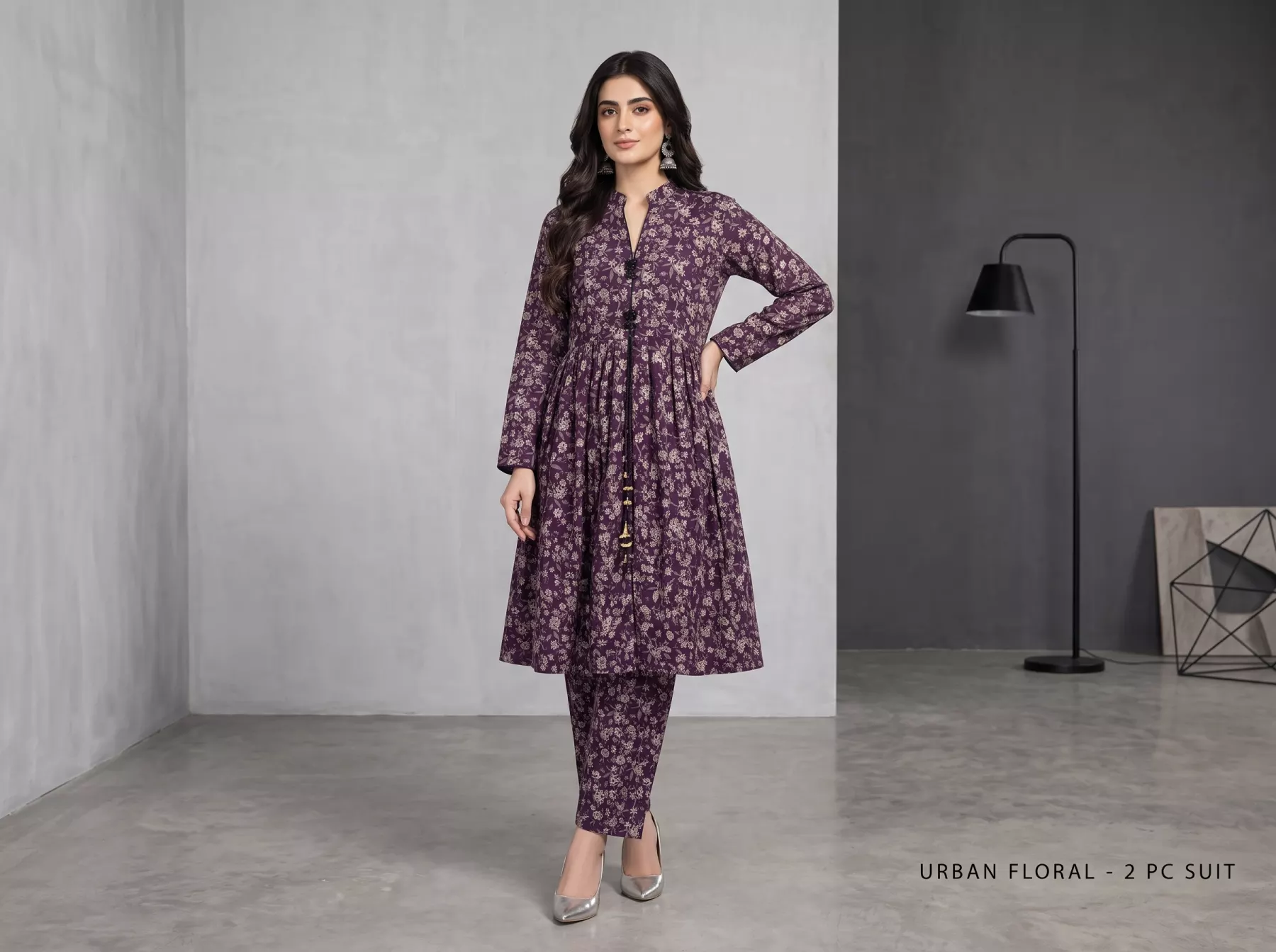 Purple 2 piece Marina Frock